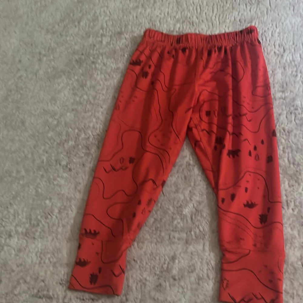 Lands End xxs 2-3 red pants boys